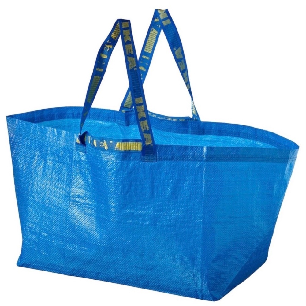 4 blue bags Frakta Ikea storage shopping Storage Christmas gift STURDY bags new